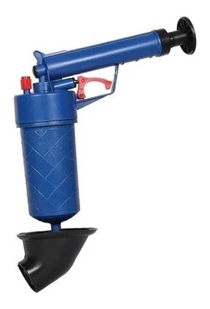 Desague Destapa Cañerias Manual Air Drain Wc Baño -0