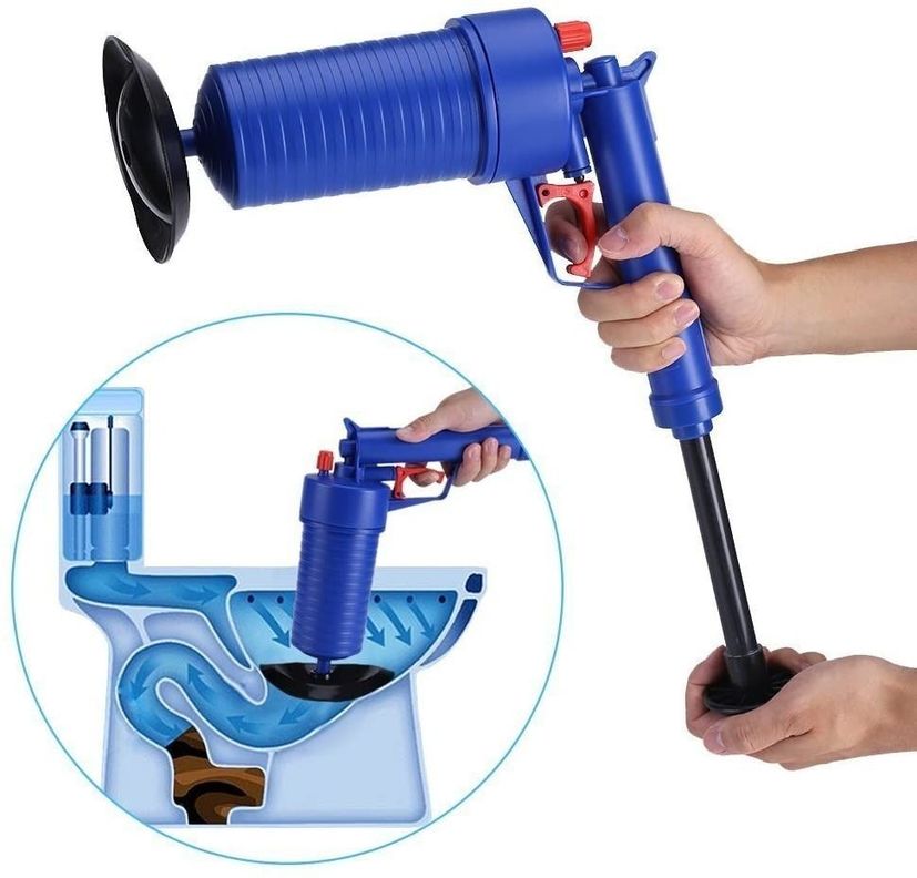 Desague Destapa Cañerias Manual Air Drain Wc Baño -4