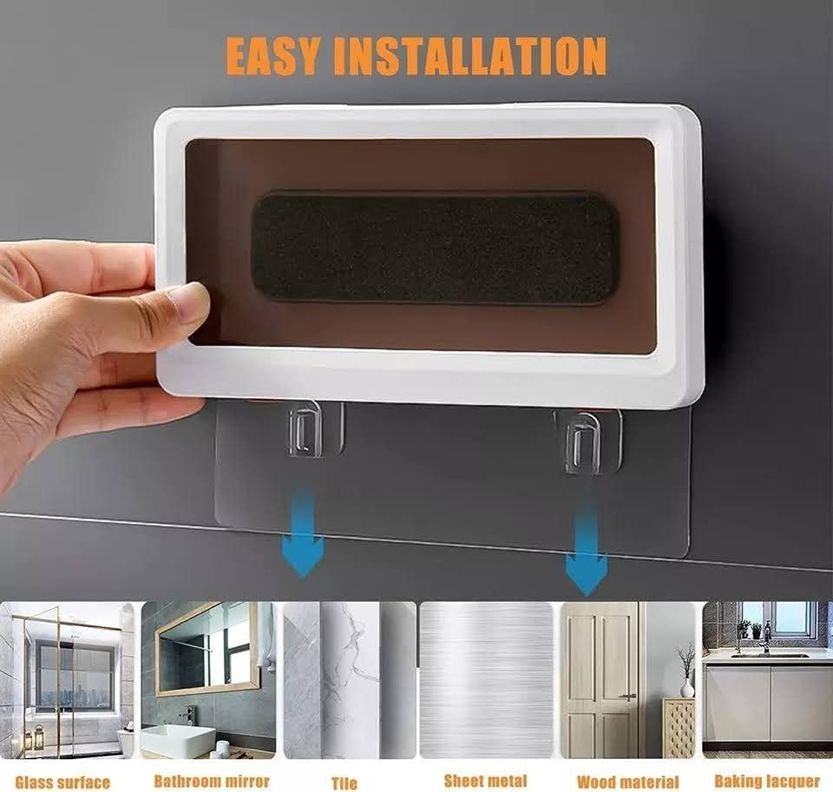 Soporte Para Teléfono Ducha Baño Casa Soporte Prueba De Agua-5