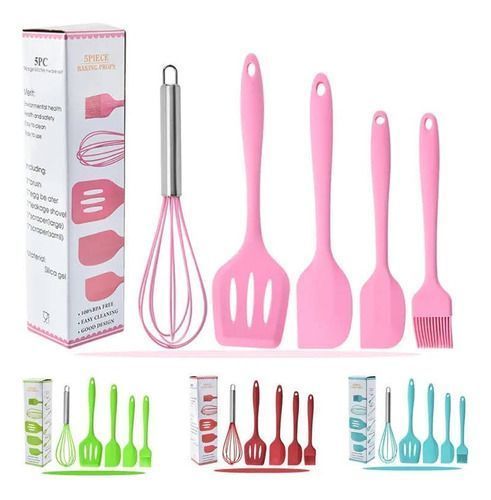 Set 5 Utensilios Cocina Reposteria Antiadherente De Silicona-7
