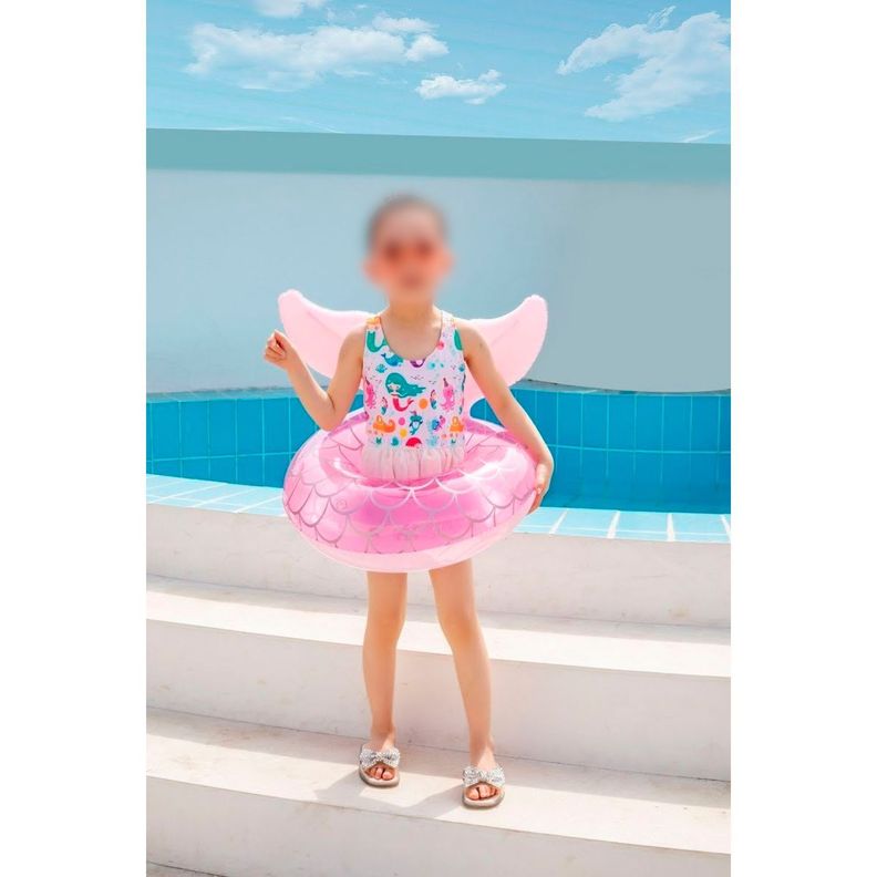  Flotador Salvavidas Niña Cola De Sirena 60cm Play-5