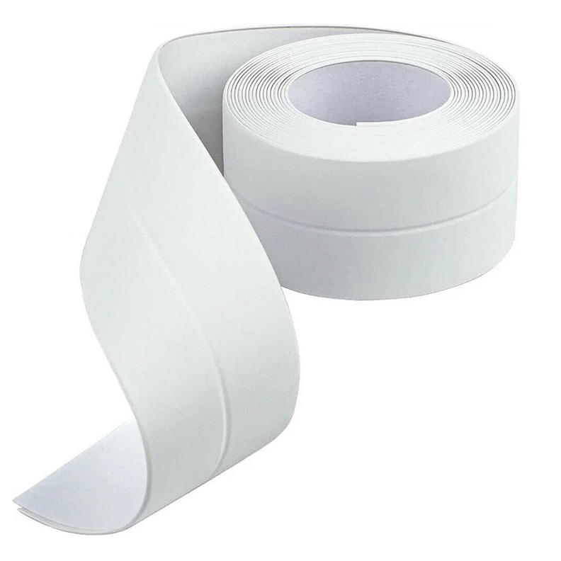Tira Sellado Baño Impermeable Ducha Calafateo Cinta Adhesiva-0