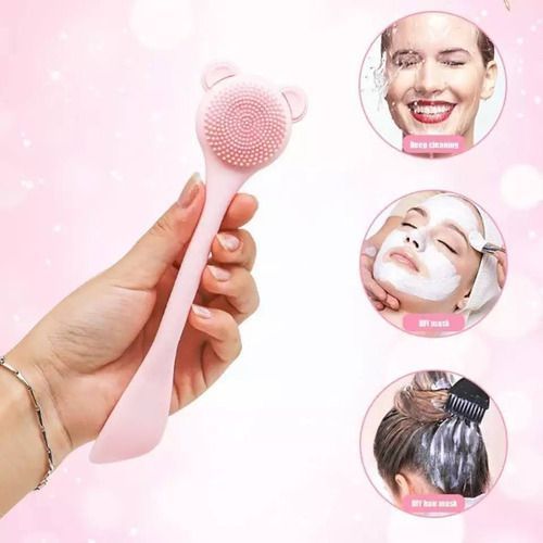 Cepillo Exfoliante Facial Dual Aplicador Mascarill-1