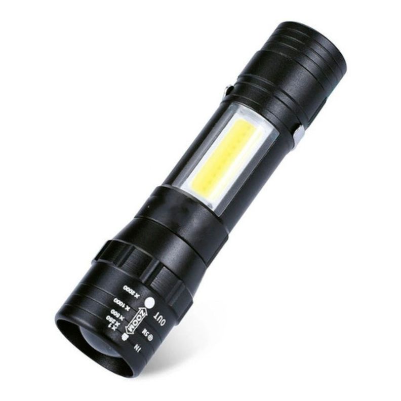 Mini Linterna Tactica Led Recargable Usb Luz Led -5
