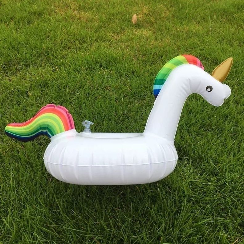 Flotador Unicornio Inflable Piscina Para Bebe 60cm-3