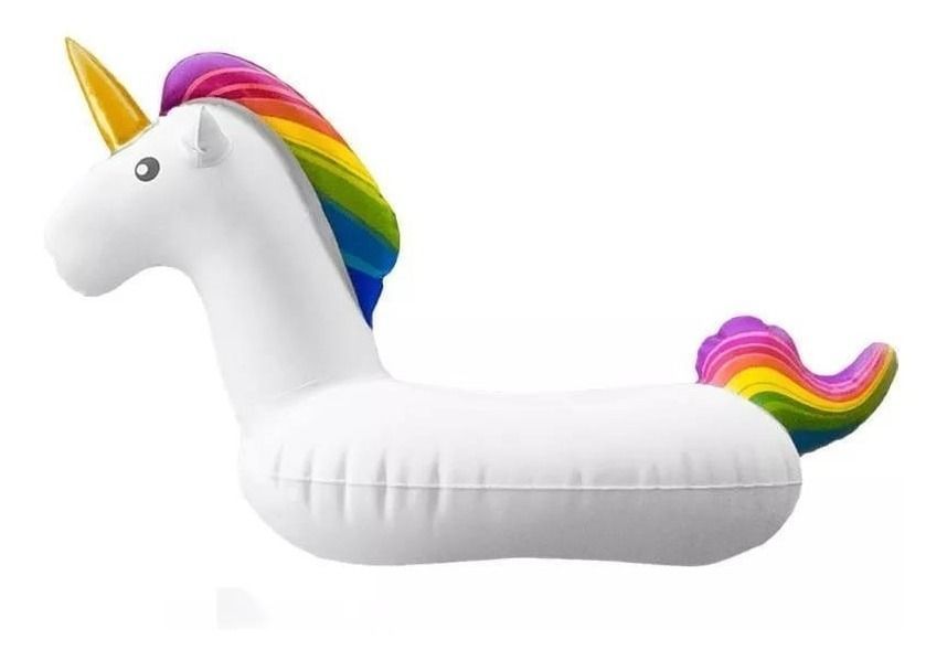 Flotador Unicornio Inflable Piscina Para Bebe 60cm-0