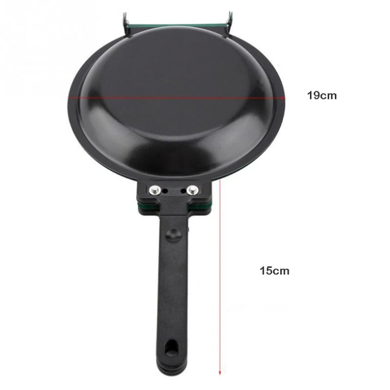 Sarten Panquequera 19cm Antiadherente Doble Panqueques Dupla-1