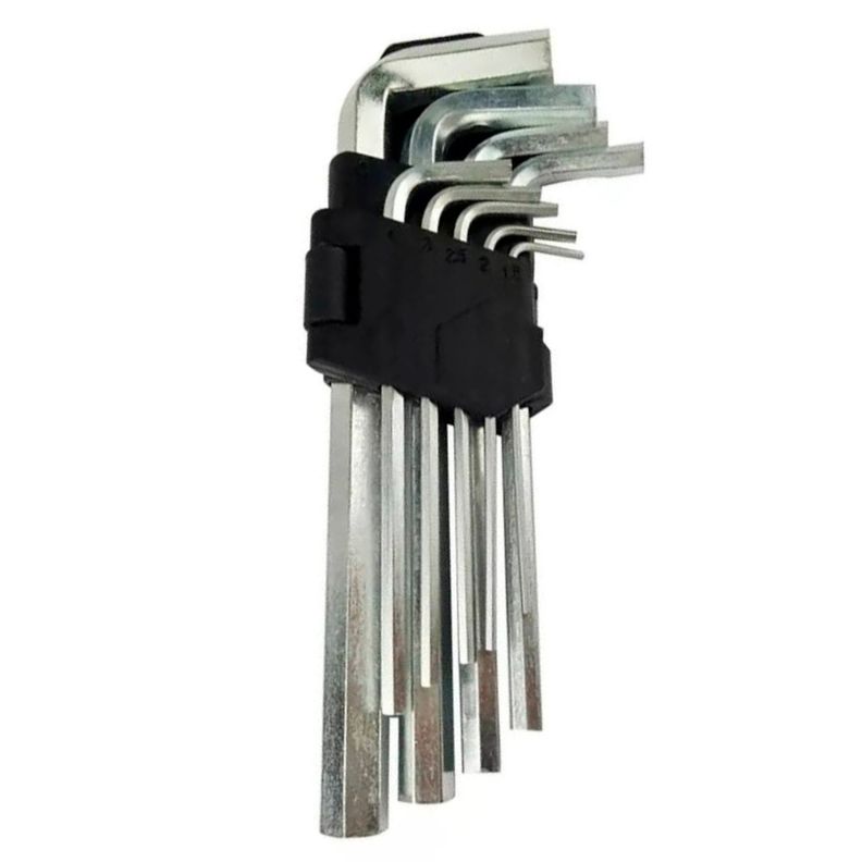 Juego Llaves Allen 1.5-10mm Punta Hexagonal 9 Piez-0