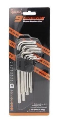 Juego Llaves Allen 1.5-10mm Punta Hexagonal 9 Piez-7