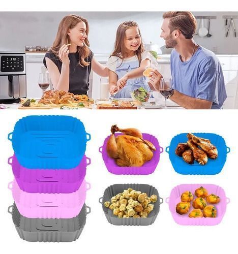 Bandeja Anti Adherente Silicona Air Fryer 20cm Fre-6
