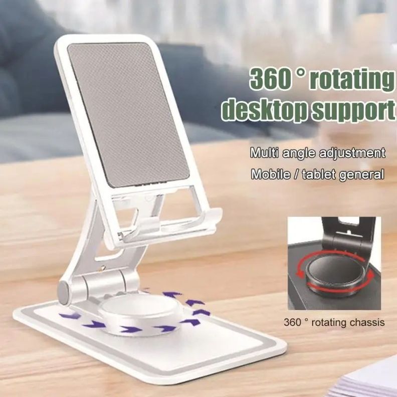 Soporte Base Porta Celular Para iPad Tablet Escritorio 360-2
