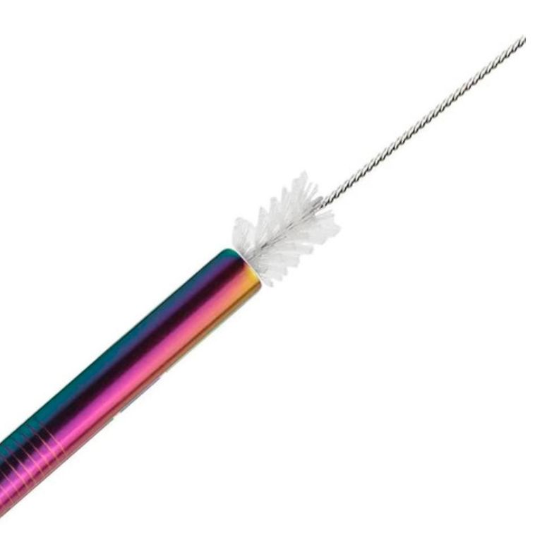 Set 6 Bombillas Reutilizable Arcoiris Tornasol C/l-1