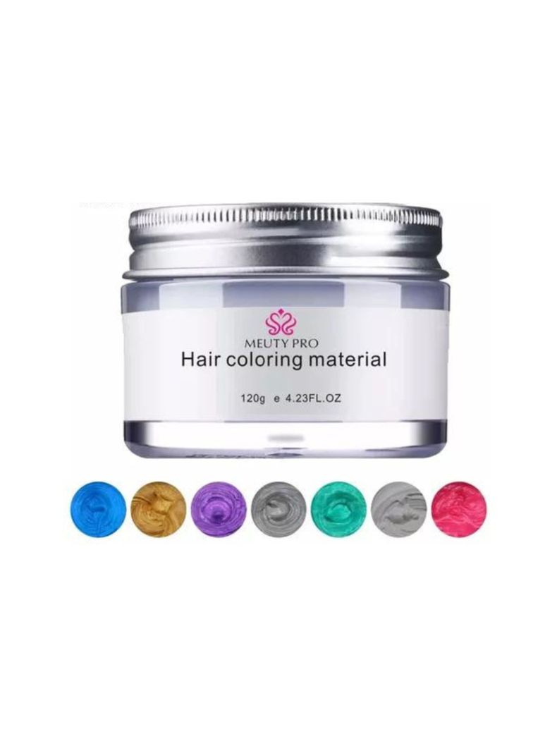 Cera Tintura Tinte Temporal Para Cabello color Púrpura-0