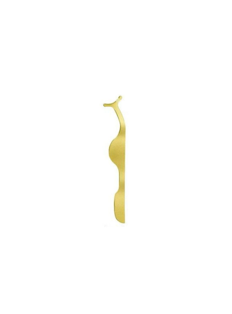 Pinza Aplicador Pestañas Magnéticas Pestañas Postizas Dorado-0