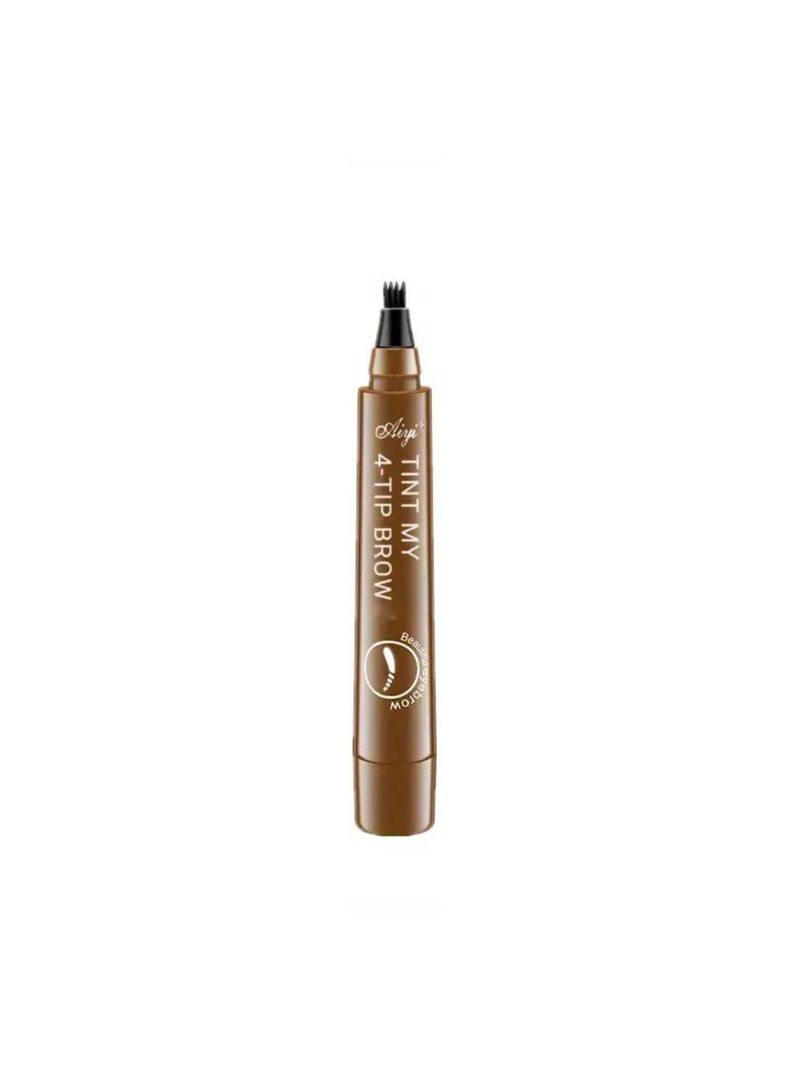 Lápiz Cejas Impermeable Efecto Microblading Marrón Claro-0
