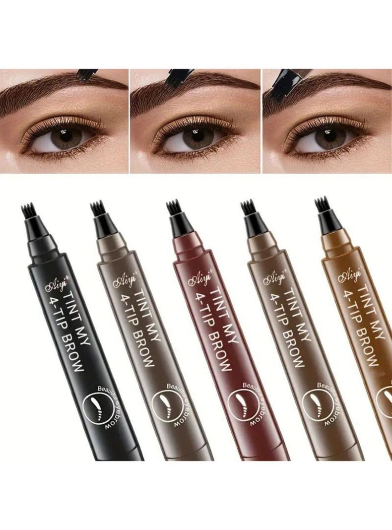 Lápiz Cejas Impermeable Efecto Microblading Marrón Claro-1