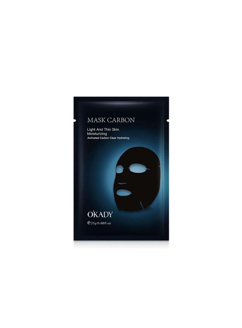 Pack 10 Mascarillas Faciales Hidratante De Carbón Activado-1