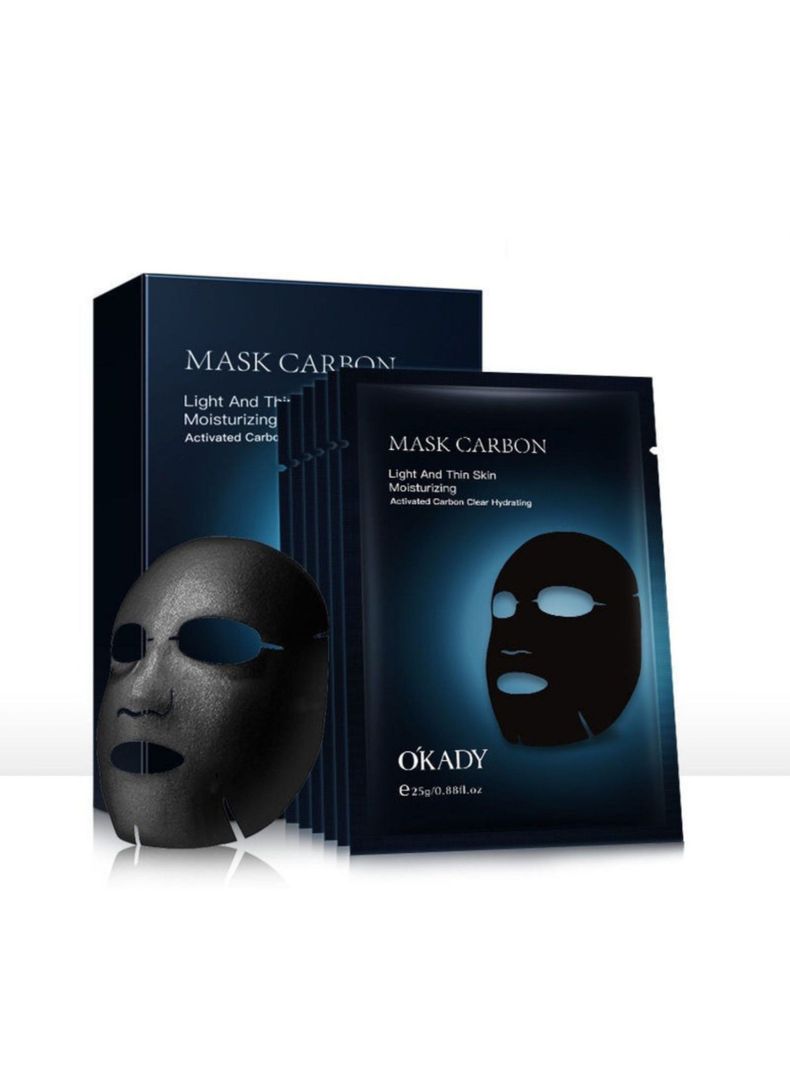 Pack 10 Mascarillas Faciales Hidratante De Carbón Activado-2
