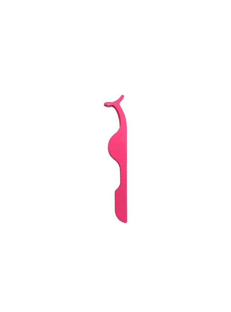 Pinza Aplicador Pestañas Magnéticas Pestañas Postizas Fucsia-0