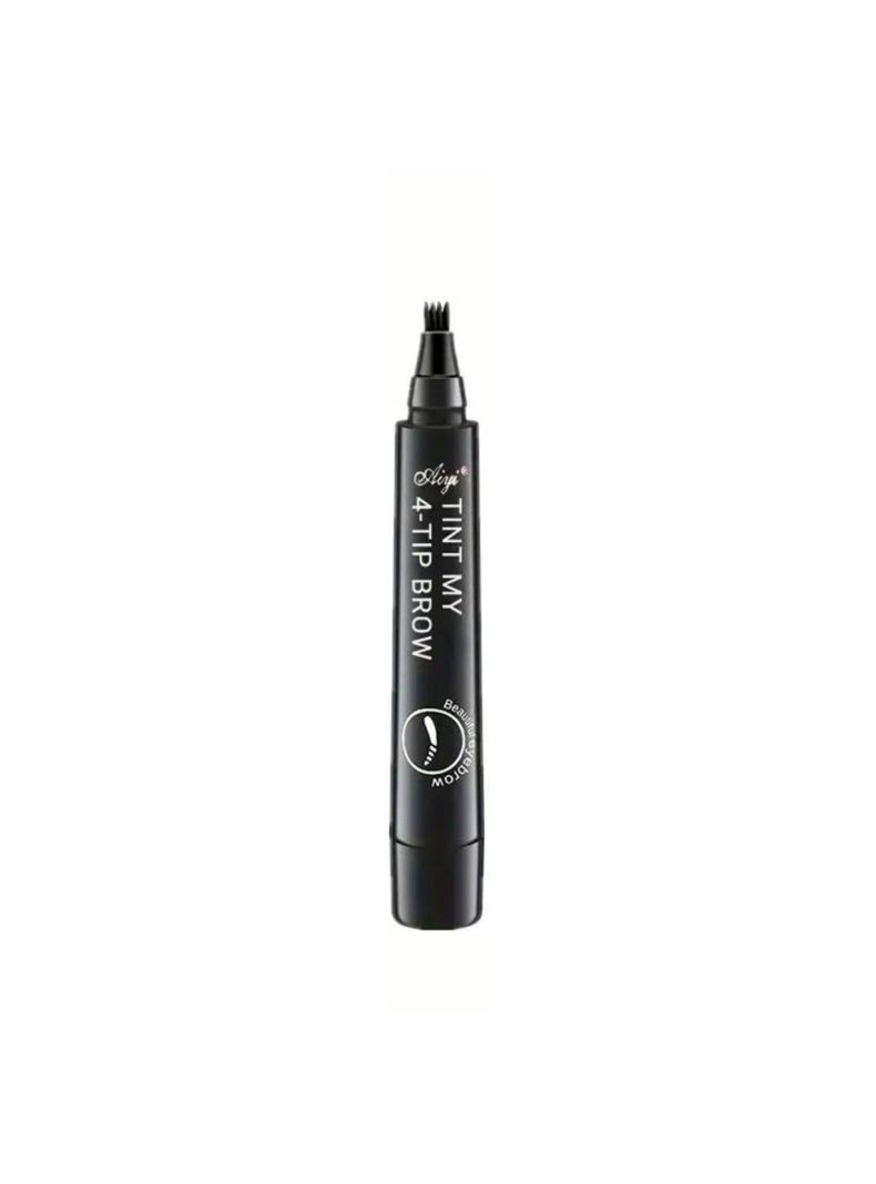 Lápiz Cejas Impermeable Efecto Microblading Negro-0