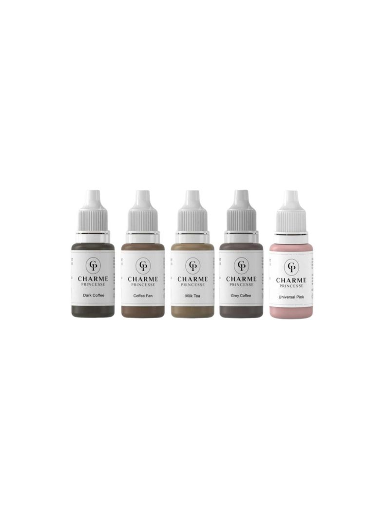 Pigmento Para Microblading Tinte Permanente Cejas Labios Gris Claro-1