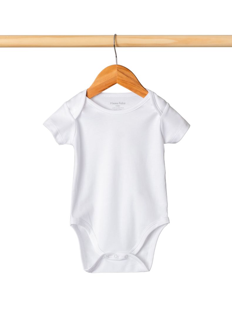 Pack 2 Bodys Manga Corta Bebés Unisex Algodón Pima Peruano-1