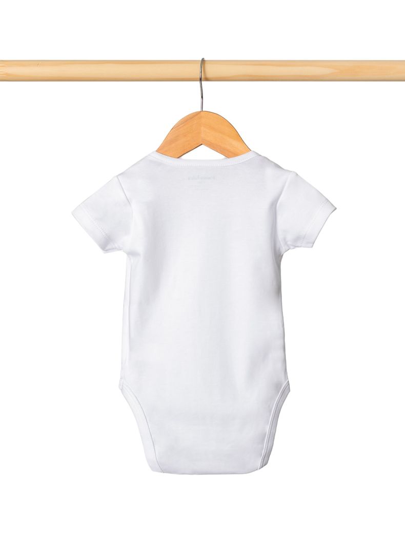 Pack 2 Bodys Manga Corta Bebés Unisex Algodón Pima Peruano-2