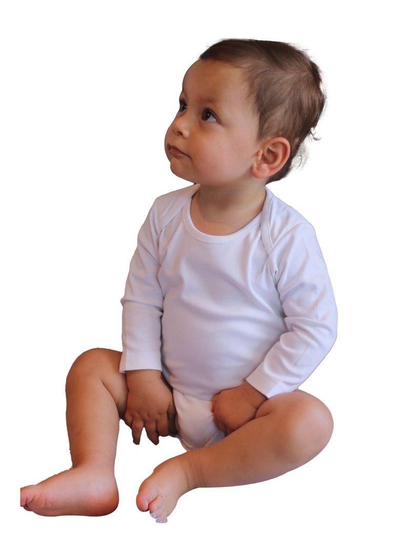 Pack 2 Bodys Bebés Unisex Algodón Pima Peruano-5