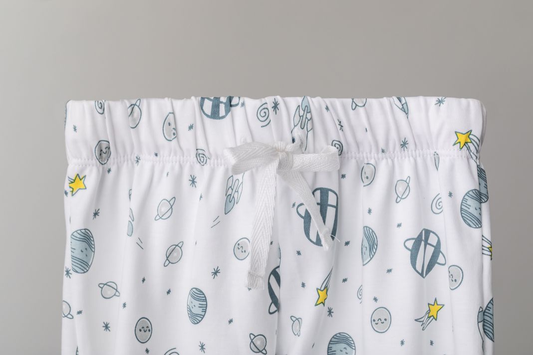 Pijama Print Espacio Astronautas Niño Algodón Pima Peruano-1