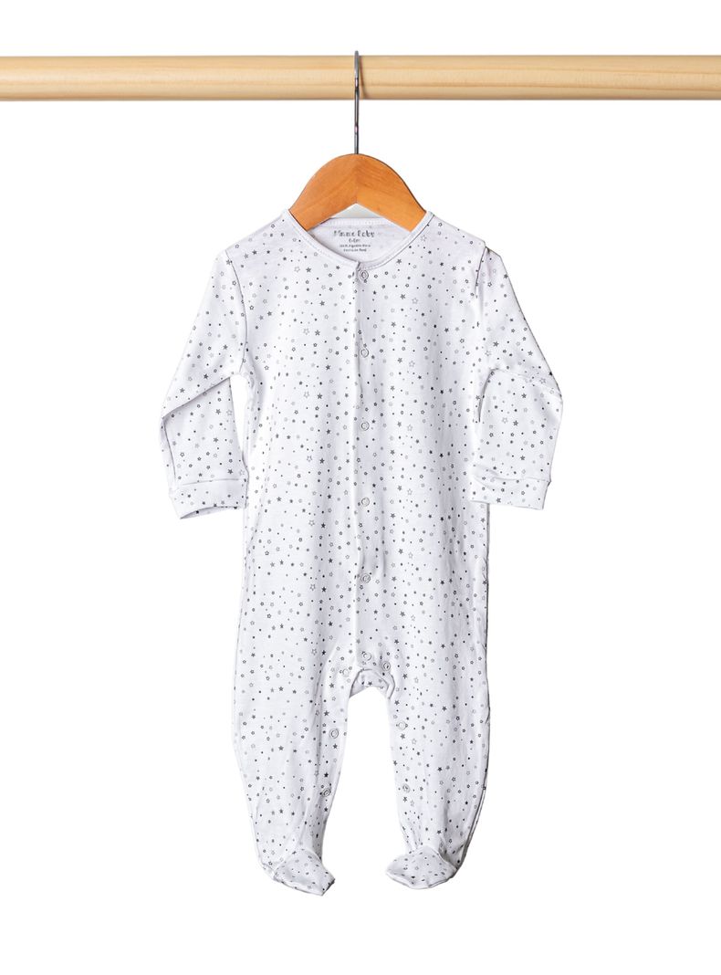 Osito Unisex Print Estrellas Algodón Pima Peruano-0