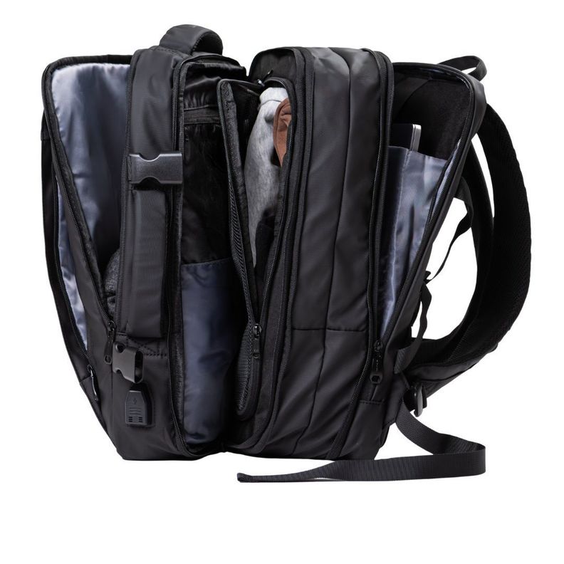 Mochila Maleta Carry On Impermeable Expandible 35L USB-2