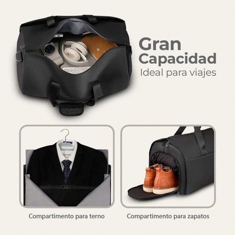 Bolso De Viaje Gran Capacidad Maleta Para Traje Impermeable-3