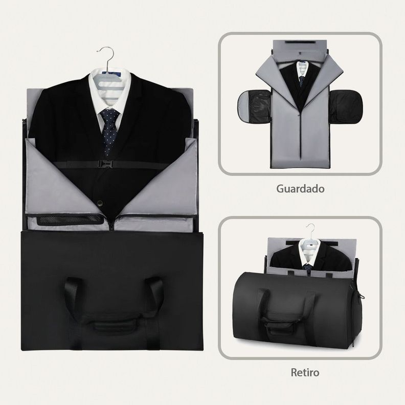 Bolso De Viaje Gran Capacidad Maleta Para Traje Impermeable-5