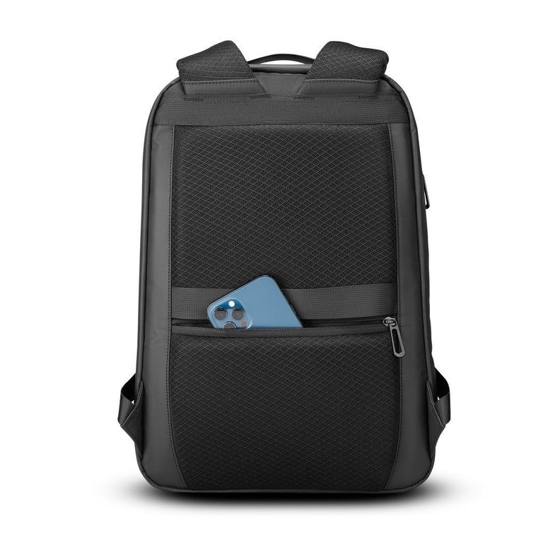 Mochila Delgada Antirrobo Puerto Usb Notebook Slim Bag-5