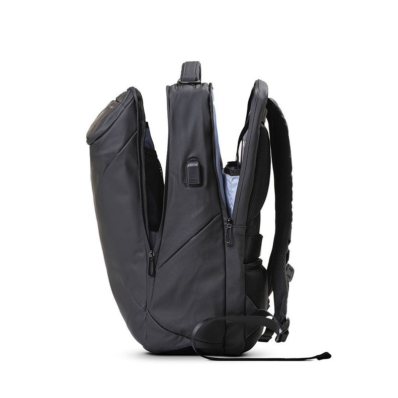 Mochila Amplia Impermeable Antirrobo Con Puerto Usb Notebook-3