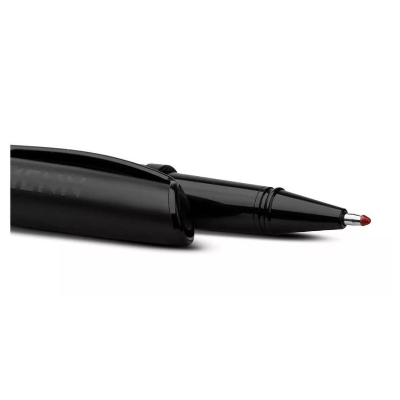 Boligrafo Plateado Lapiz Gel Trazo Suave + Tintas Repuesto-1