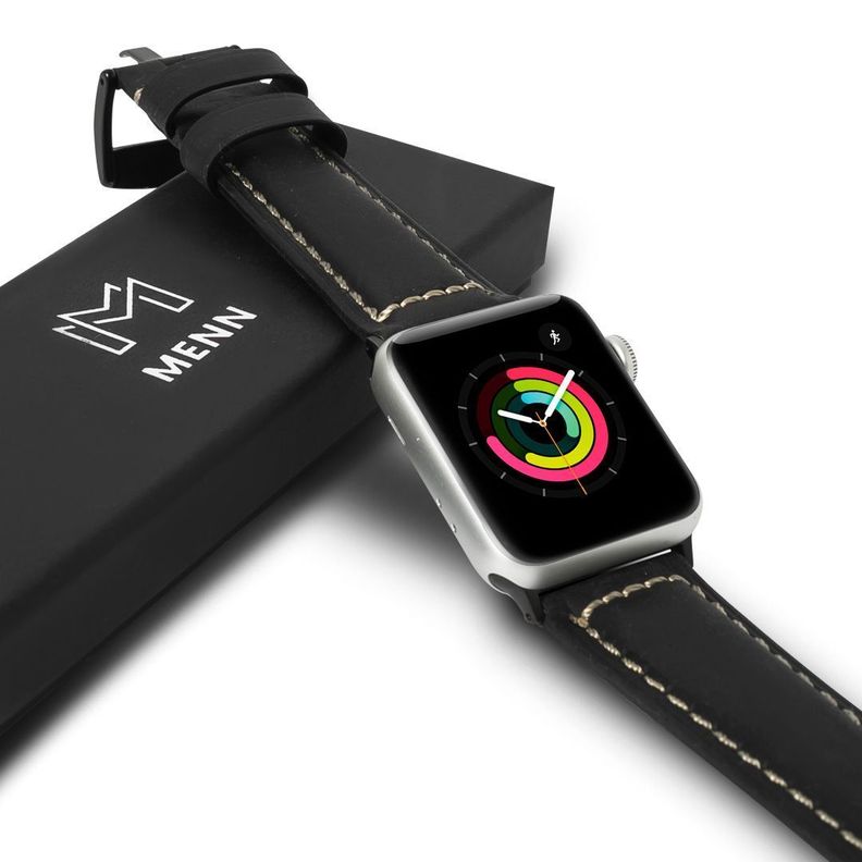 Correa De Cuero Para Apple Watch Correa De Lujo 100% Cuero-5
