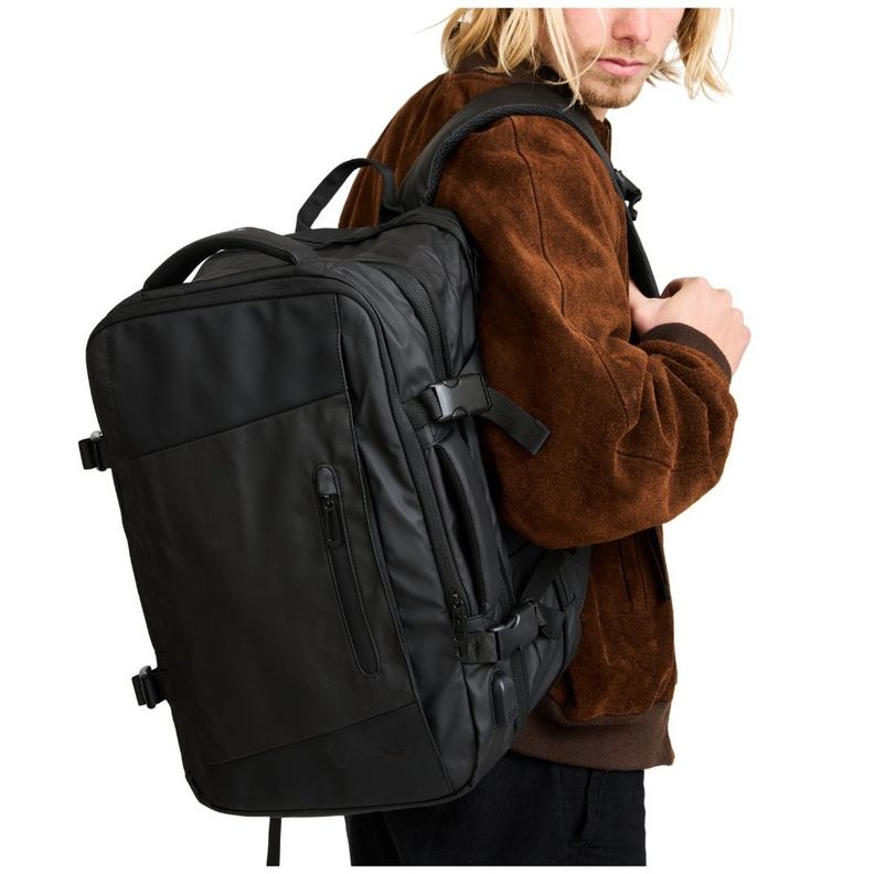 Mochila Carry On Impermeable Con Capucha Expansible 35L-6