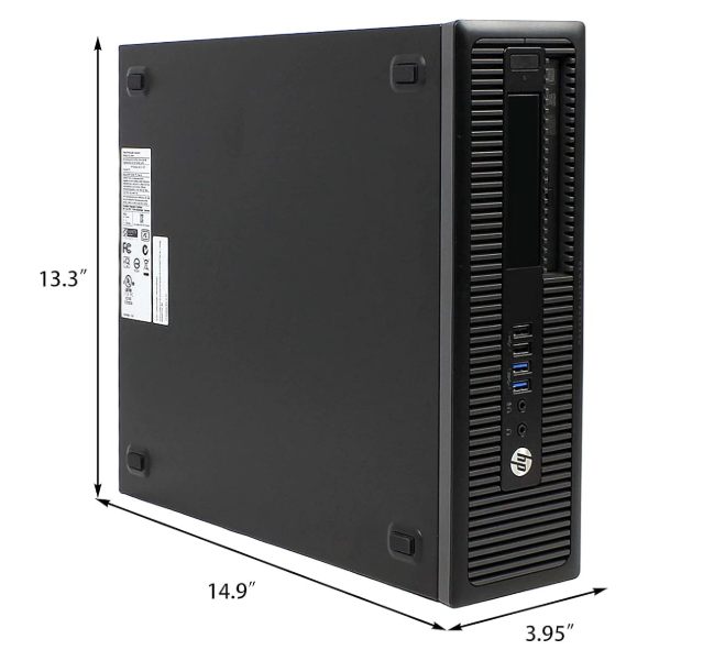 HP EliteDesk 600 G1 (Intel Core i5-4570, 8 GB de RAM, 256 GB SSD REACONDICIONADO GRADO A-2