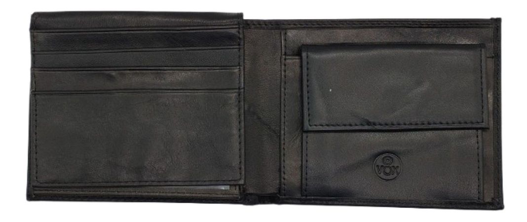 BILLETERA CUERO LISO NEGRO VOX (61826N)-1