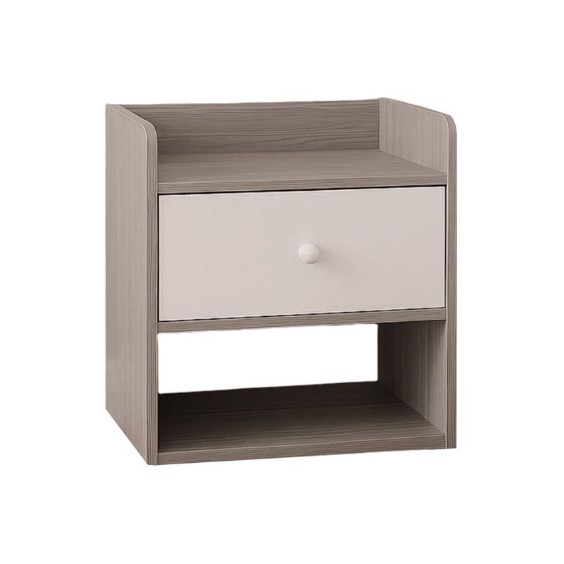 Velador Zapatero Grey 2 Niveles 1 Cajon 41x33x28 Cm