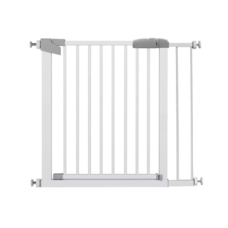 Reja de seguridad escalera para bebe y mascotas 76 a 97 cm-0