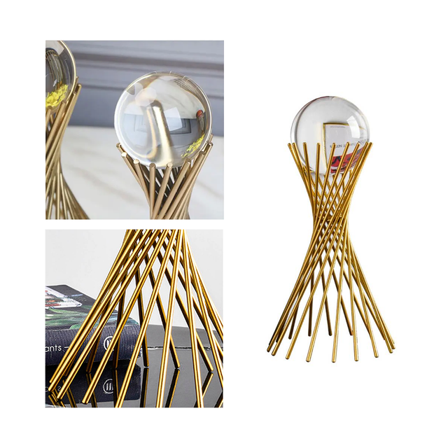 Adorno Decoración Minimalista Elegante Bola De Cristal-2
