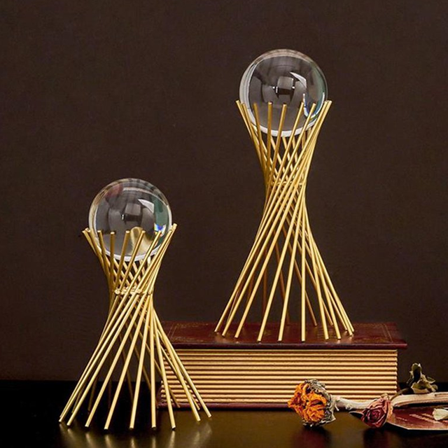 Adorno Decoración Minimalista Elegante Bola De Cristal-3