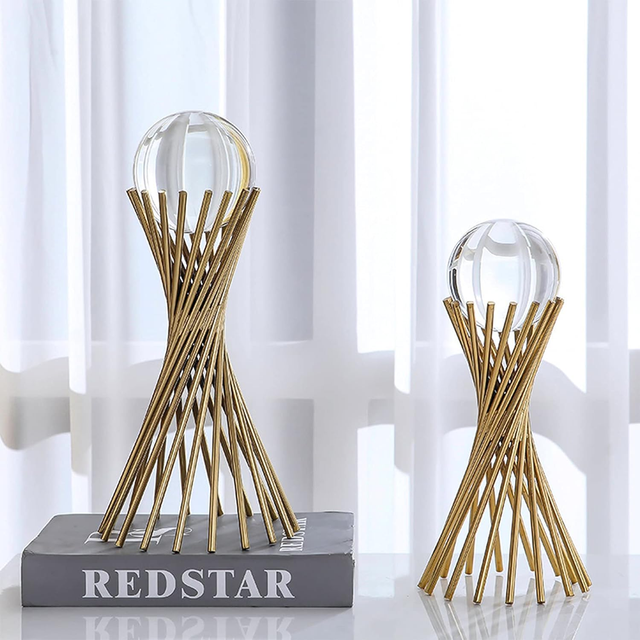 Adorno Decoración Minimalista Elegante Bola De Cristal-4