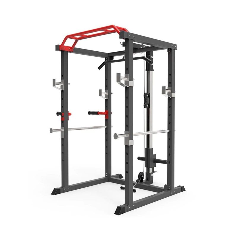 Jaula Multifuncional Power Rack R300 Gym Con Poleas-0