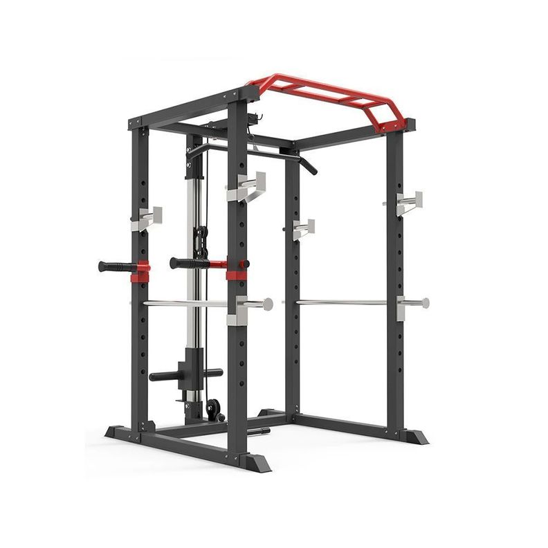 Jaula Multifuncional Power Rack R300 Gym Con Poleas-1