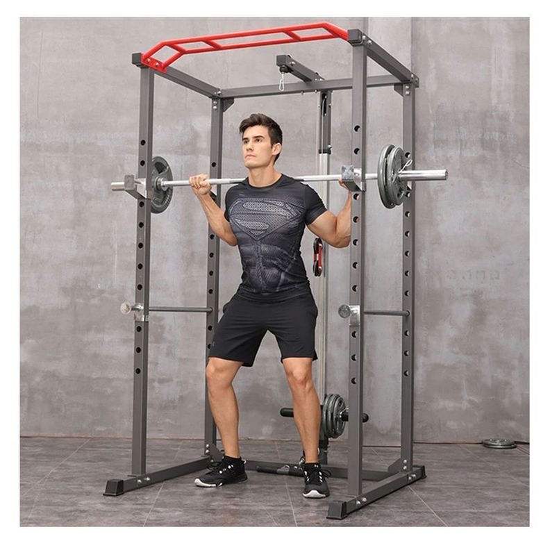 Jaula Multifuncional Power Rack R300 Gym Con Poleas-2
