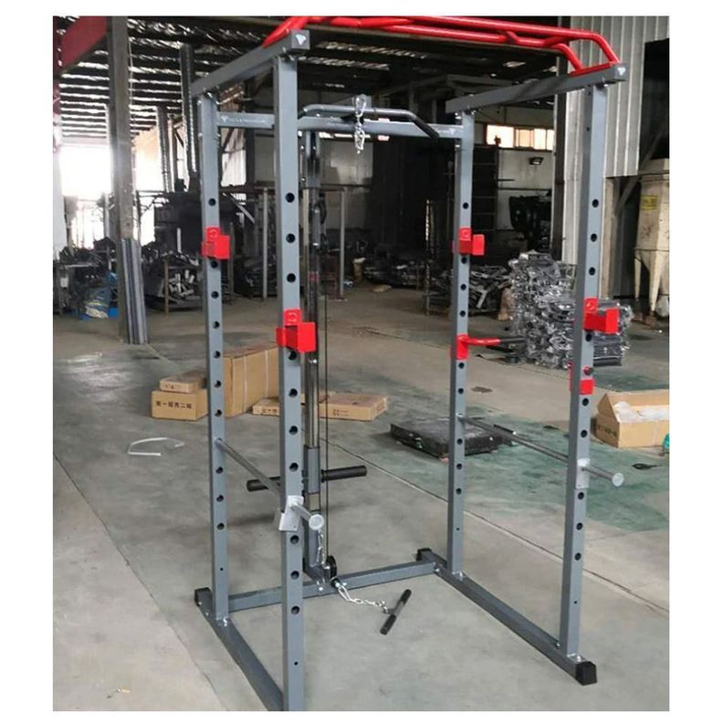 Jaula Multifuncional Power Rack R300 Gym Con Poleas-4