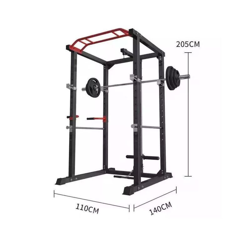 Jaula Multifuncional Power Rack R300 Gym Con Poleas-5